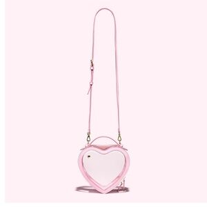 Clear Heart Crossbody Bag